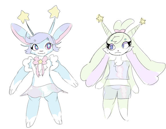 Concept art (first art of Kira Hoshins and Kokoro Koine, 2025)